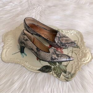 SOFFT “VESPER” Sand Snake Print Pump